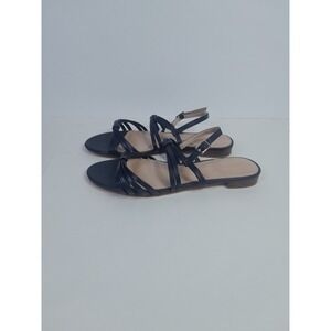 talbots Aria Strappy  sandals Navy Women Sz 6.5
